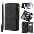 Miniatyrbillede 1 af 11: SKALO Samsung A13 5G Big Wallet 17-RUM Pungetui - Sort