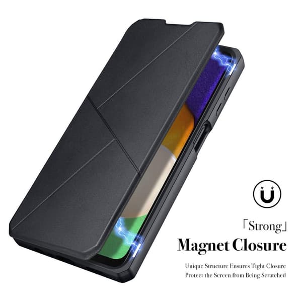 DUX DUCIS Samsung A13 5G Skin X Series Flipcover - Sort