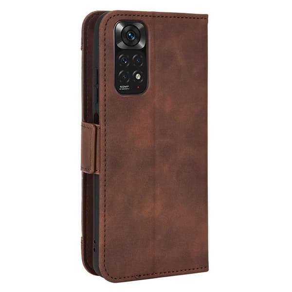 SKALO Xiaomi Redmi Note 11 6-RUM Pungetaske - Brun