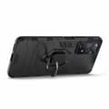 Miniatyrbillede 3 af 8: SKALO Xiaomi Redmi Note 11 Pro Armor Hybrid metal ring cover - Sort