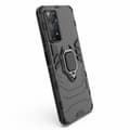 Miniatyrbillede 2 af 8: SKALO Xiaomi Redmi Note 11 Pro Armor Hybrid metal ring cover - Sort