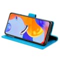 Pikkukuva 5 / 5: SKALO Xiaomi Redmi Note 11 Pro Mandala lompakkokotelo - Sininen