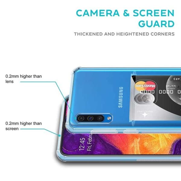 Stødsikkert cover med kortrum Samsung A50