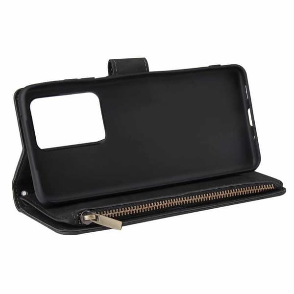 Samsung S20 Ultra Multifunktionel Pung Etui Lynlås 8-rum