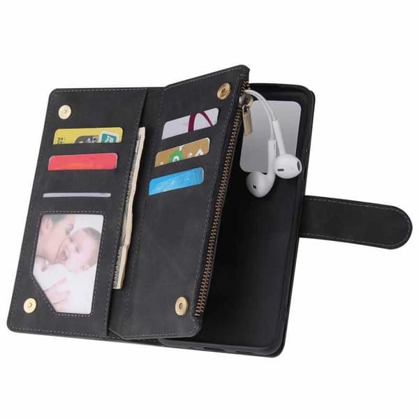 Samsung S20 Ultra Multifunktionellt Plånboksfodral Zipper 8-Fack