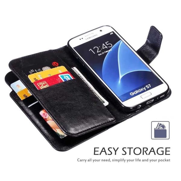 Samsung S7 Praktisk Plånboksfodral med 12-Fack Array V4