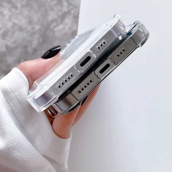 Stöttåligt Skal med Kortfack Förstärkta Hörn iPhone 12