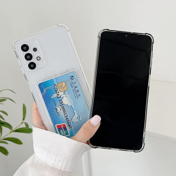 Tyndt stødsikkert mobilcover med kortslot Samsung A42 5G