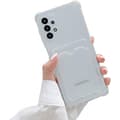 Miniatyrbillede 1 af 4: Tyndt stødsikkert mobilcover med kortslot Samsung A42 5G