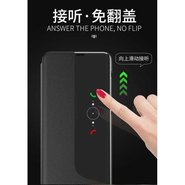 Huawei P20 Stilfuldt Smart View Case - Sort