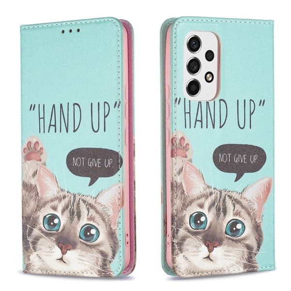 Samsung Galaxy A53 5G premium plånboksfodral - Cat
