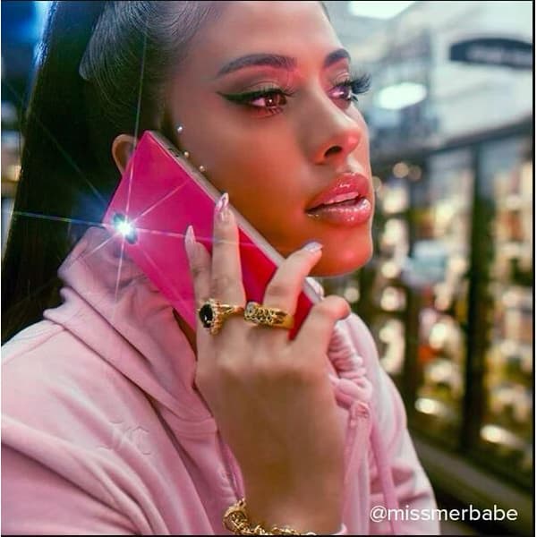 Mobilcover Neon Rosa iPhone XS Max