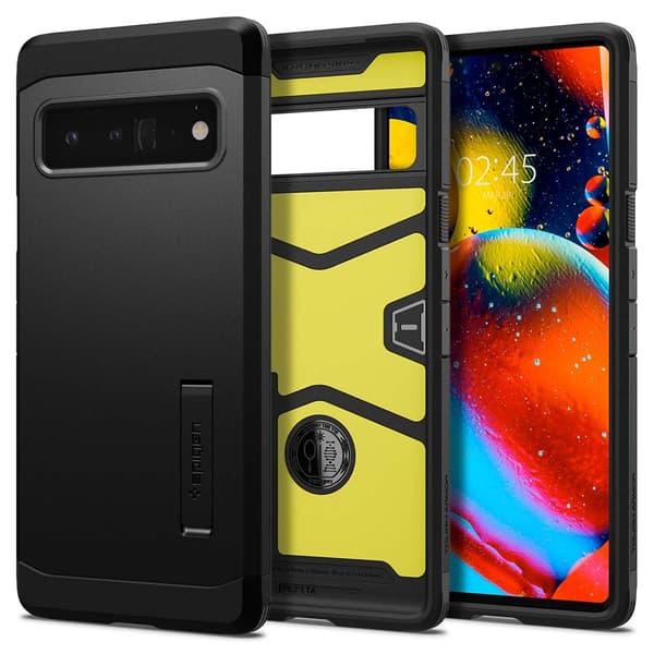 Spigen Google Pixel 6 Pro Kuori Tough Armor Musta