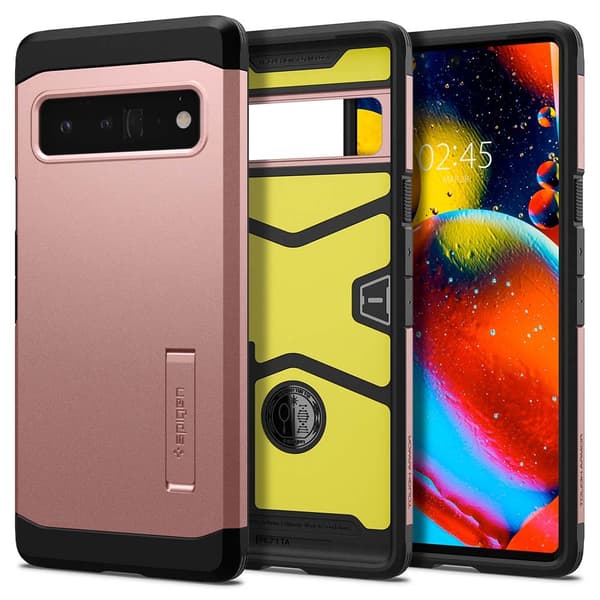 Spigen Google Pixel 6 Pro Cover Tough Armor Rose Gold