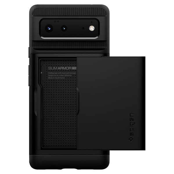 Spigen Google Pixel 6 Kuori Slim Armor CS Musta