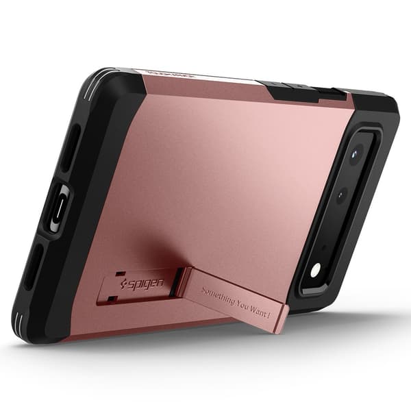 Spigen Google Pixel 6 Cover Tough Armor Rose Gold