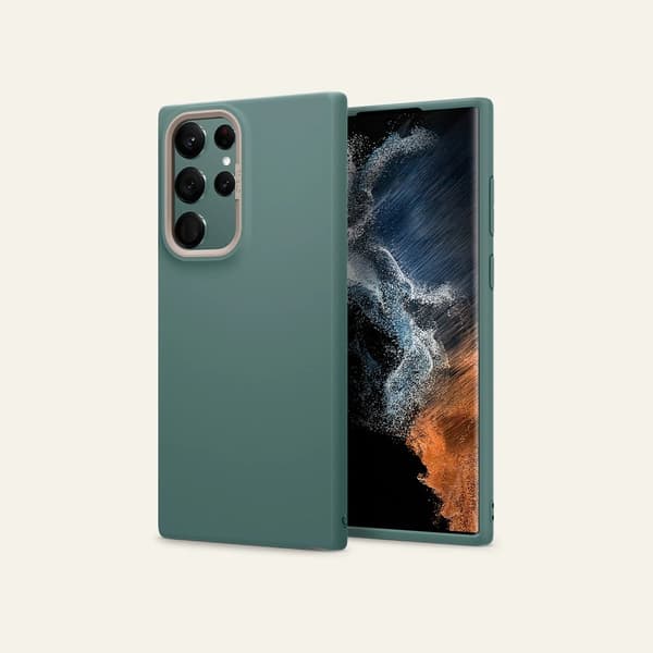 Cyrill Samsung Galaxy S22 Ultra Kuori Color Brick Kale