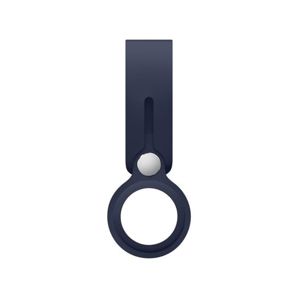 Apple Airtag Läderfodral - Blå
