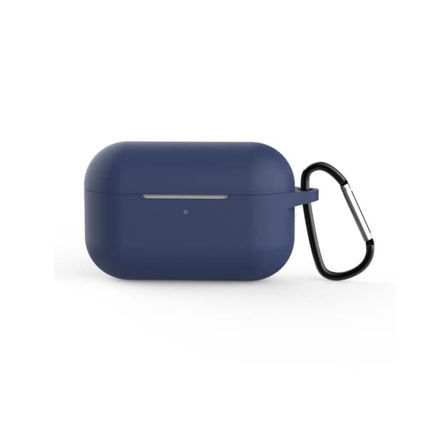 Airpods Pro Silikonskal med Karbinhake - Blå