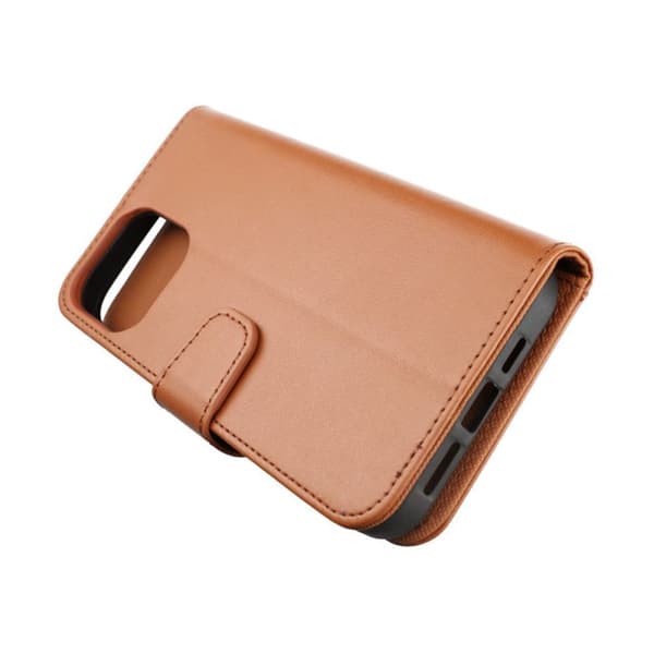 iPhone 13 Pro Max Plånboksfodral Extra Kortfack Rvelon - Guldbrun