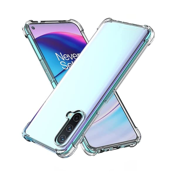 OnePlus Nord CE 5G Stødsikkert Telefon Cover - Gennemsigtig