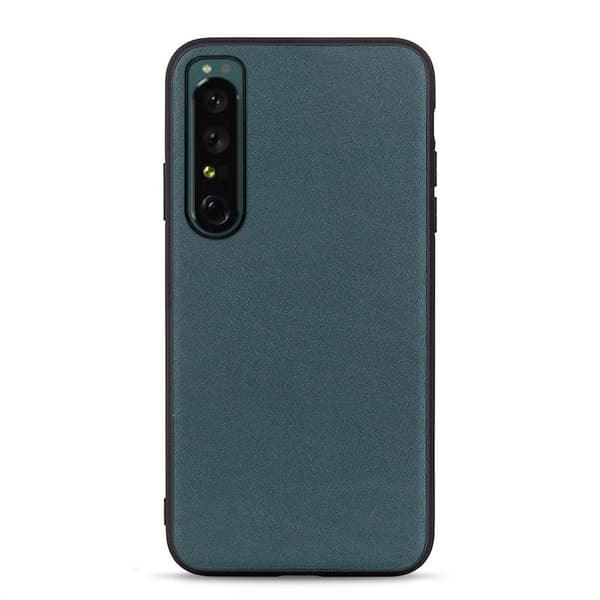 Läder skal Sony Xperia 1 IV - Grön