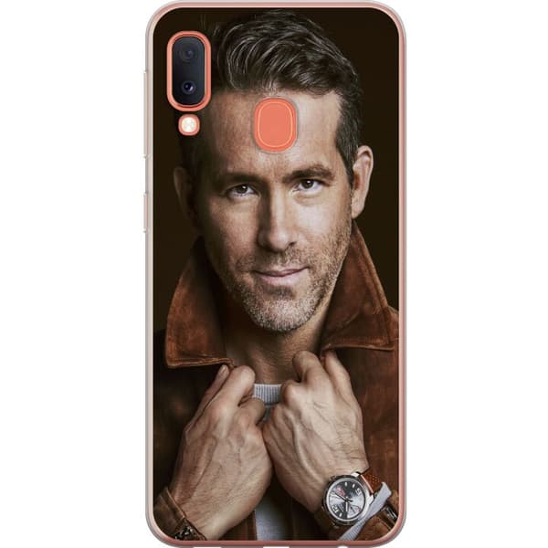 Samsung Galaxy A20e Genomskinligt Skal Ryan Reynolds