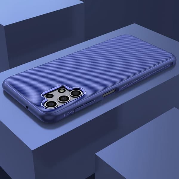 SKALO Samsung A13 4G Twill TPU kuori - - Sininen