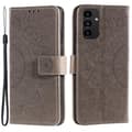 Pikkukuva 1 / 6: SKALO Samsung A13 4G Mandala lompakkokotelo - Harmaa