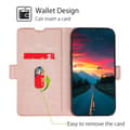 Miniatyrbillede 3 af 7: SKALO Samsung A13 4G Ultratynd Premium Wallet Case - Pink