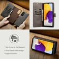Pikkukuva 9 / 10: DG MING Samsung A13 4G 2-in-1 magneetti lompakkokotelo - Harmaa