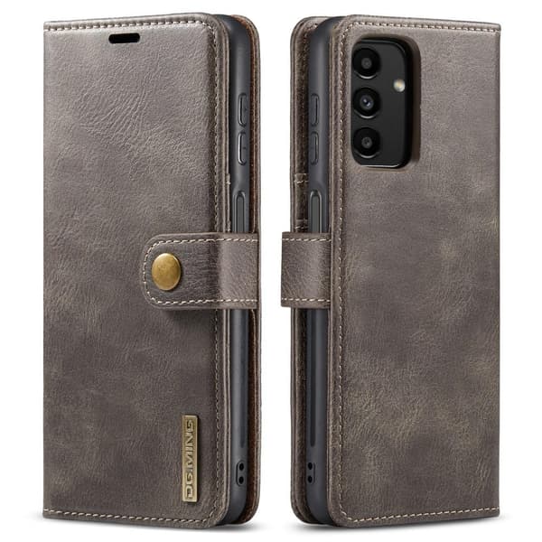 DG MING Samsung A13 4G 2-in-1 magneetti lompakkokotelo - Harmaa