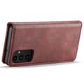 Pikkukuva 5 / 10: DG MING Samsung A13 4G 2-in-1 magneetti lompakkokotelo - Punainen