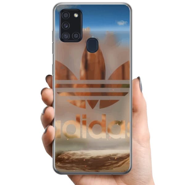 Samsung Galaxy A21s TPU Mobilskal Adidas