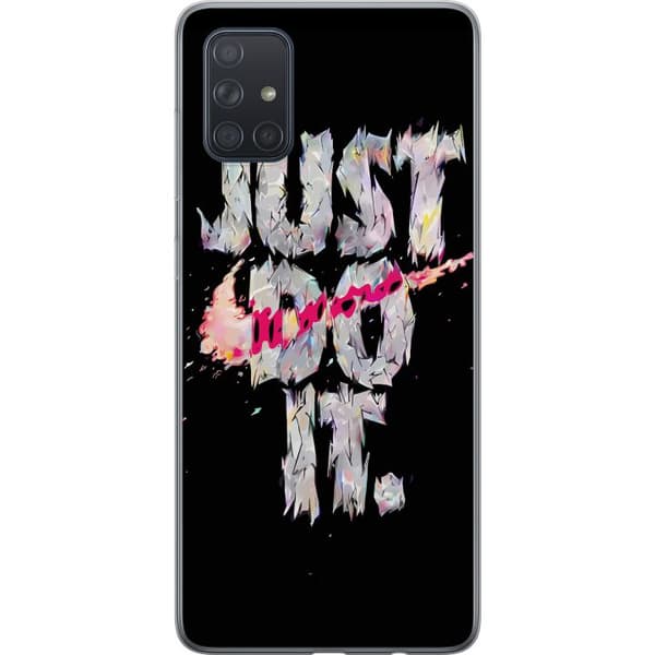 Samsung Galaxy A71 Läpinäkyvä kuori Nike