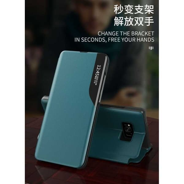 Samsung S8 Plus Stilfuldt Smart View Case - Sort