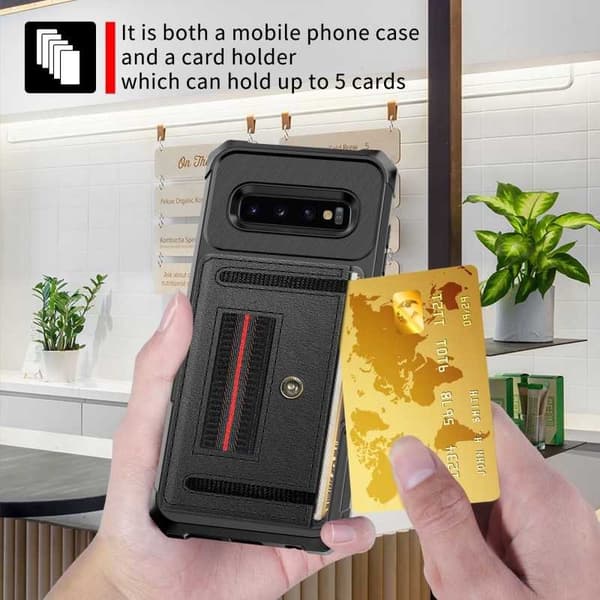 Samsung S10e stødsikkert cover med kortrum Solid V5