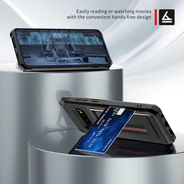 Samsung S10e stødsikkert cover med kortrum Solid V5