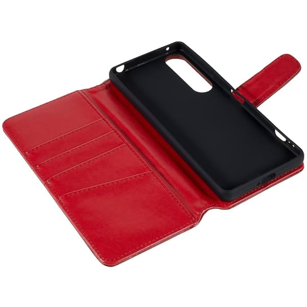 Nordic Covers Sony Xperia 1 IV Etui Essential Leather Poppy Red