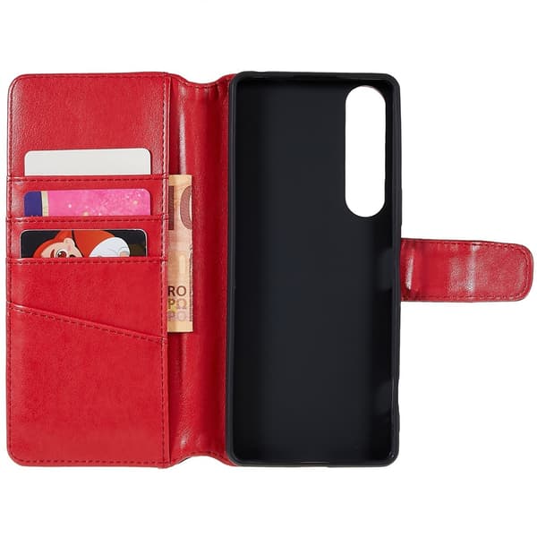 Nordic Covers Sony Xperia 1 IV Etui Essential Leather Poppy Red