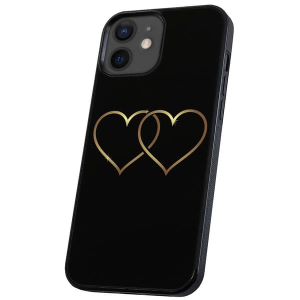 iPhone 11 - Deksel/Mobildeksel Double Hearts