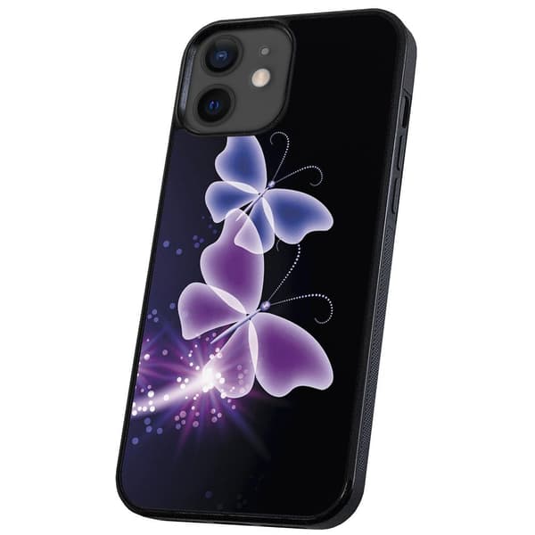 iPhone 11 - Deksel/Mobildeksel Lilla Sommerfugler