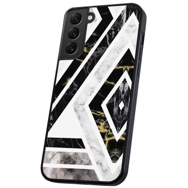 Samsung Galaxy S22 - Cover/Mobilcover Skræv Mønster