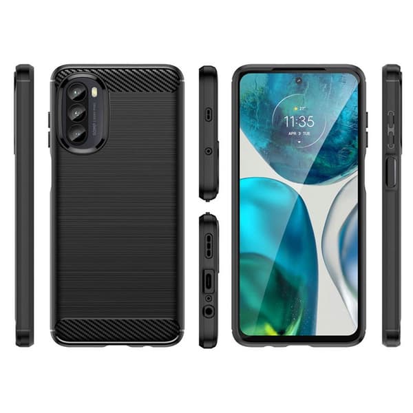 Borstat silikon skal Motorola Moto G52
