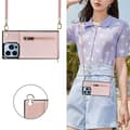 Miniatyrbilde 7 av 7: Zipper halskjede deksel Apple iPhone 13 Pro Max - Rose