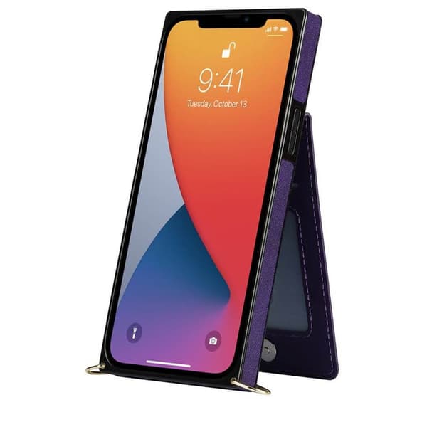 Zipper halskæde etui Apple iPhone 13 - Lilla