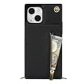 Miniatyrbild 3 av 7: Zipper necklace case Apple iPhone 13 - Svart