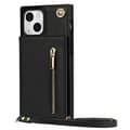 Miniatyrbild 1 av 7: Zipper necklace case Apple iPhone 13 - Svart