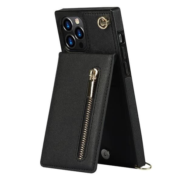 Zipper halskjede deksel Apple iPhone 12 Pro Max - Sort