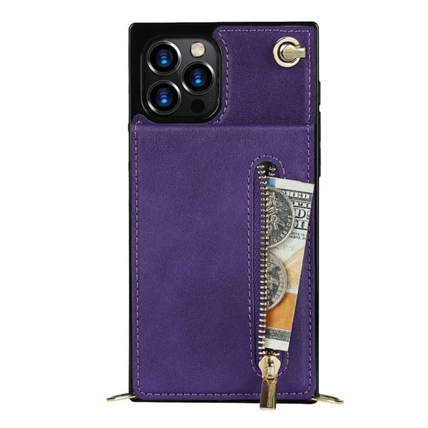 Zipper halskjede deksel Apple iPhone 12 Pro Max - Lilla